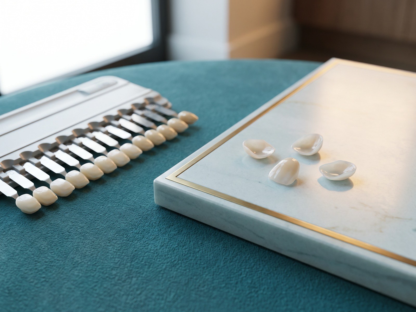 Detalhe clínico do tratamento: Estética dental