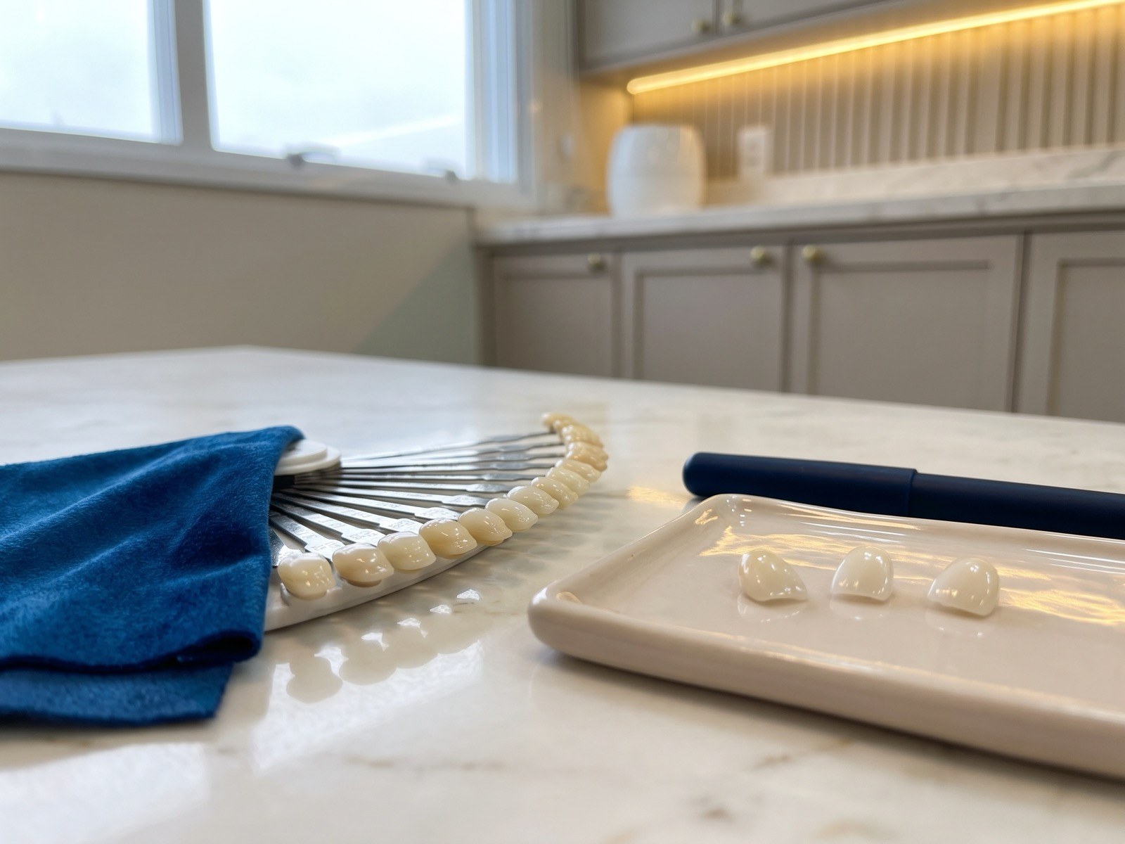 Detalhe clínico do tratamento: Estética do sorriso