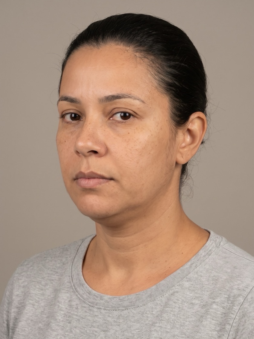 Papada, antes