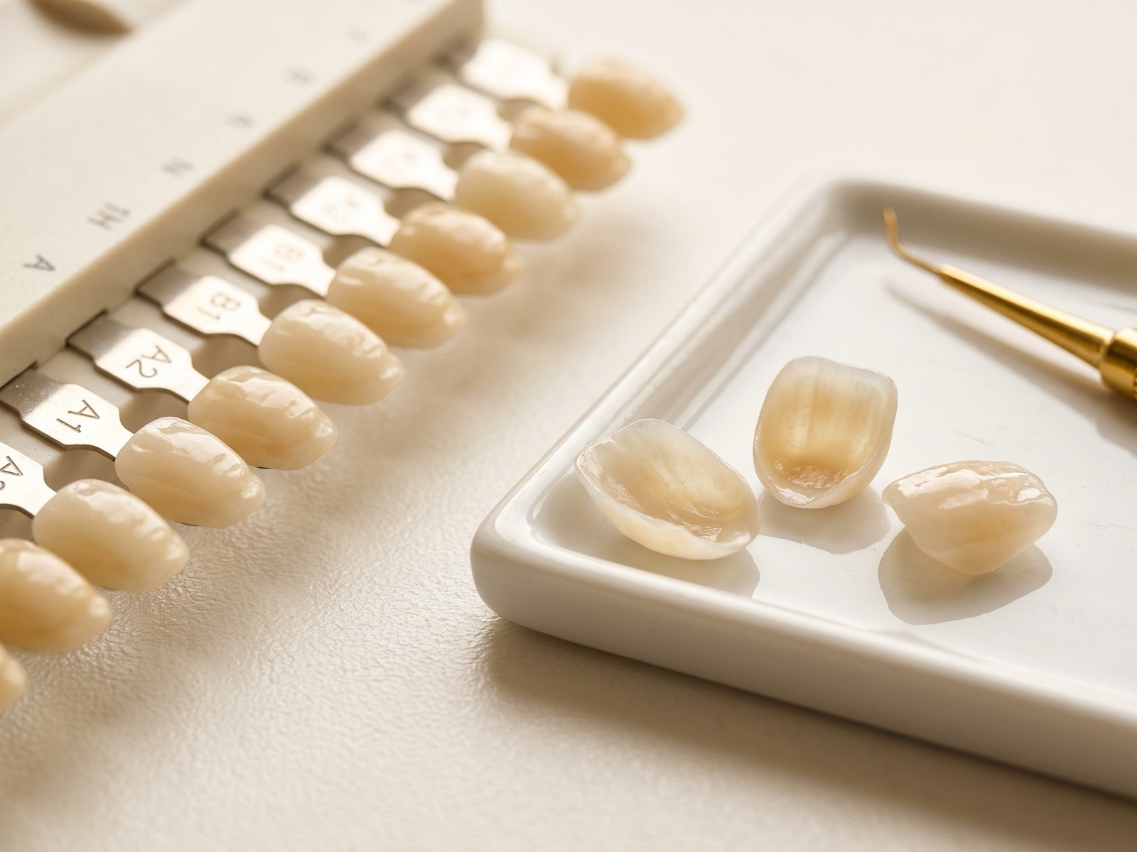 Detalhe clínico do tratamento: Estética dental
